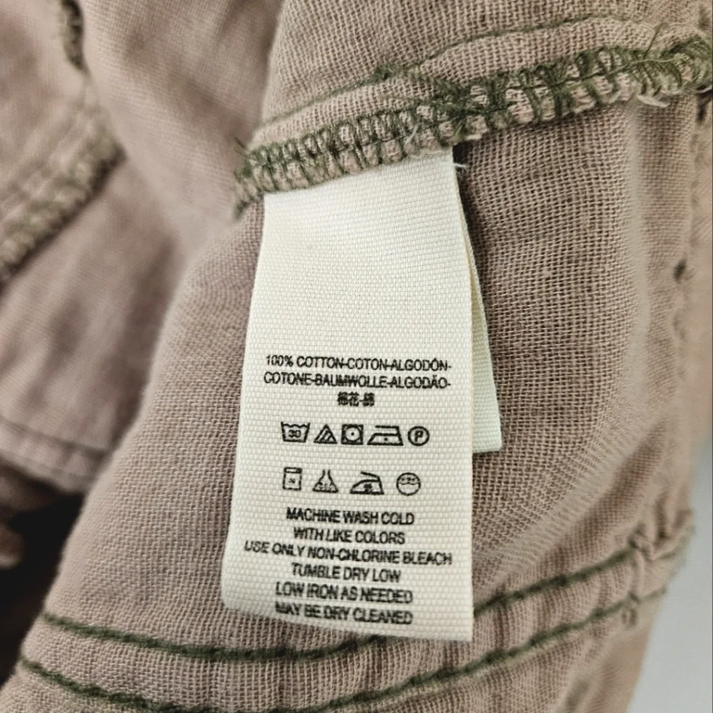 Free People Not Your Brother's Military Surplus Jacket in Olive and Pink Size M - Picture 13 of 15